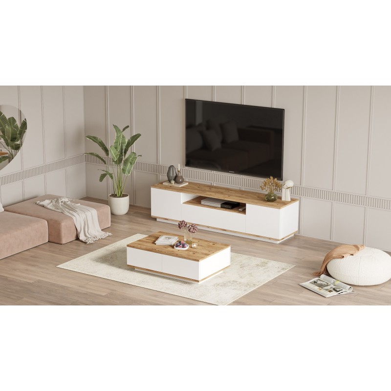 Hanah Home Living Room Furniture Set Fr17-Aw Atlantic Pine
White