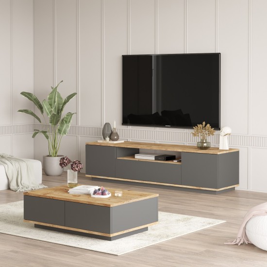 Living Room Furniture Set FR17-AA Atlantic Pine
Anthracite Hanah Home Living Room Furniture Set FR17-AA Atlantic Pine
Anthracite