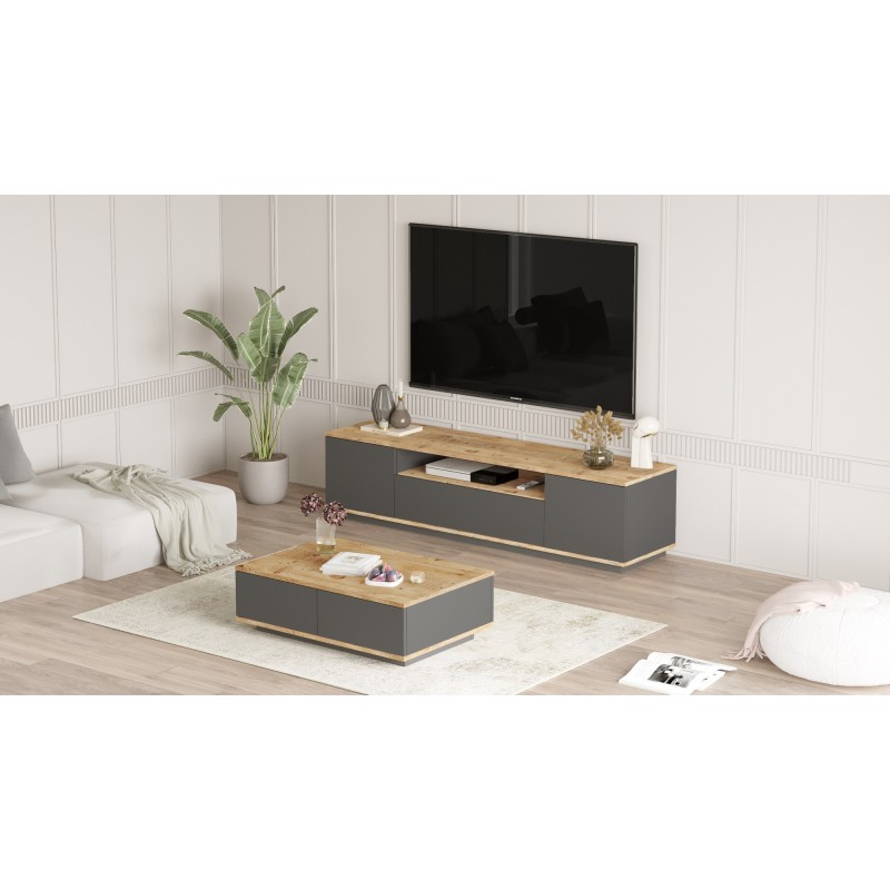 Hanah Home Living Room Furniture Set FR17-AA Atlantic Pine
Anthracite