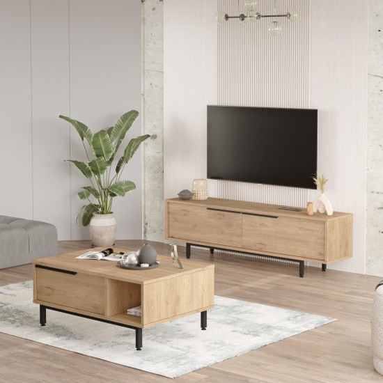 Living Room Furniture Set ON19-S Oak Living Room Furniture Set ON19-S Oak