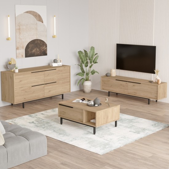 Living Room Furniture Set ON20-S Oak Living Room Furniture Set ON20-S Oak