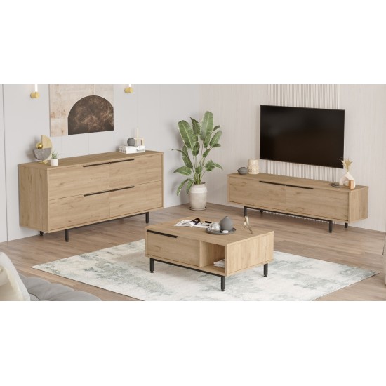 Living Room Furniture Set ON20-S Oak Living Room Furniture Set ON20-S Oak