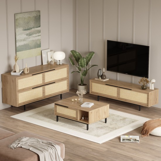 Living Room Furniture Set ON20-SU Oak Living Room Furniture Set ON20-SU Oak