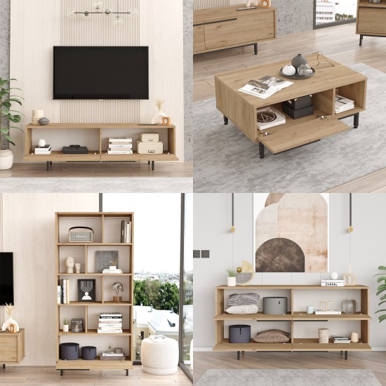 Living Room Furniture Set ON21-S Oak Living Room Furniture Set ON21-S Oak