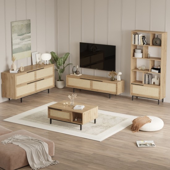 Living Room Furniture Set ON21-SU Oak Living Room Furniture Set ON21-SU Oak