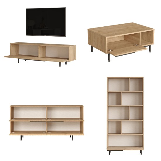 Living Room Furniture Set ON21-SU Oak Living Room Furniture Set ON21-SU Oak