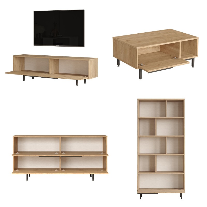 Living Room Furniture Set ON21-SU Oak