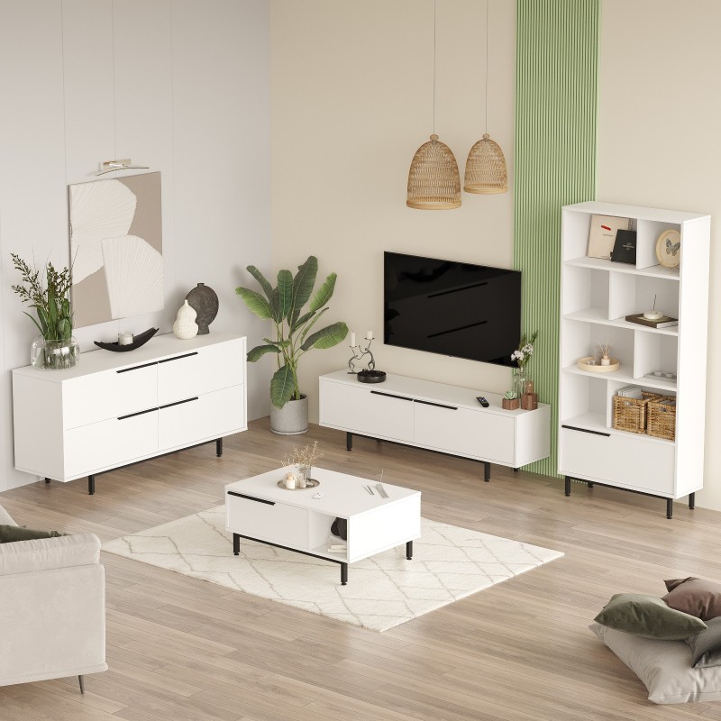 Living Room Furniture Set ON21-W White