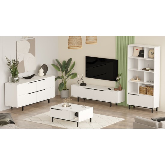 Living Room Furniture Set ON21-W White Living Room Furniture Set ON21-W White