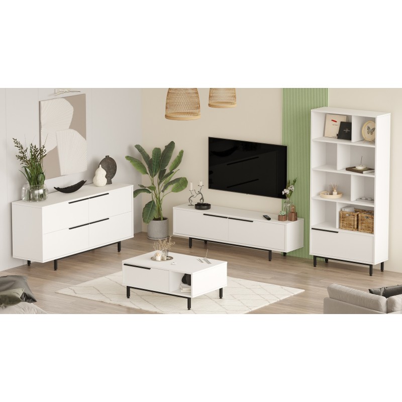 Living Room Furniture Set ON21-W White