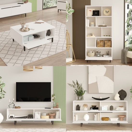 Living Room Furniture Set ON21-W White Living Room Furniture Set ON21-W White