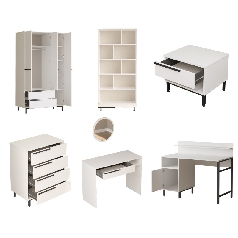 Φοιτητικό Σετ - ON27- Klara - Χρώμα Λευκό