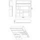 Έπιπλο Εισόδου Dd9 - Χρώμα Atlantic Πεύκο Λευκό - 187,2x37,5x180εκ Έπιπλο Εισόδου Dd9 - Χρώμα Atlantic Πεύκο Λευκό - 187,2x37,5x180εκ