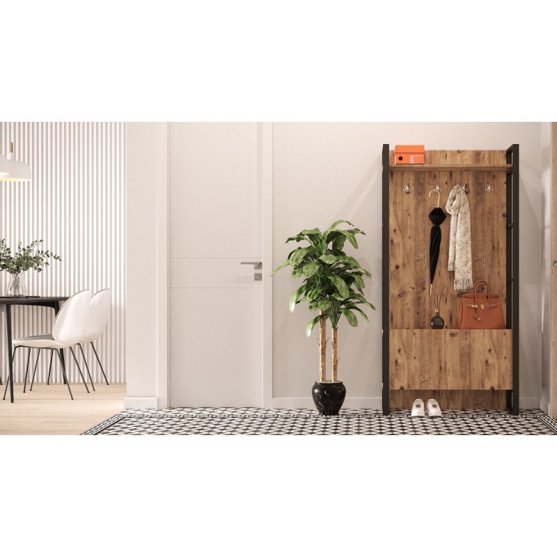 Hanah Home Hall Stand Ml13-A Atlantic Pine