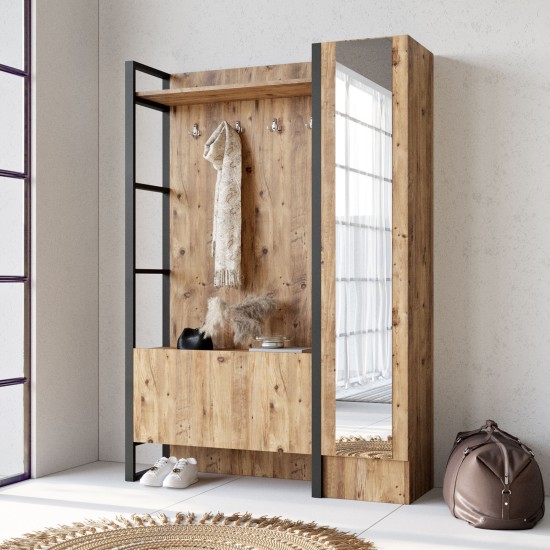 Hall Stand Ml15-A Atlantic Pine Hanah Home Hall Stand Ml15-A Atlantic Pine