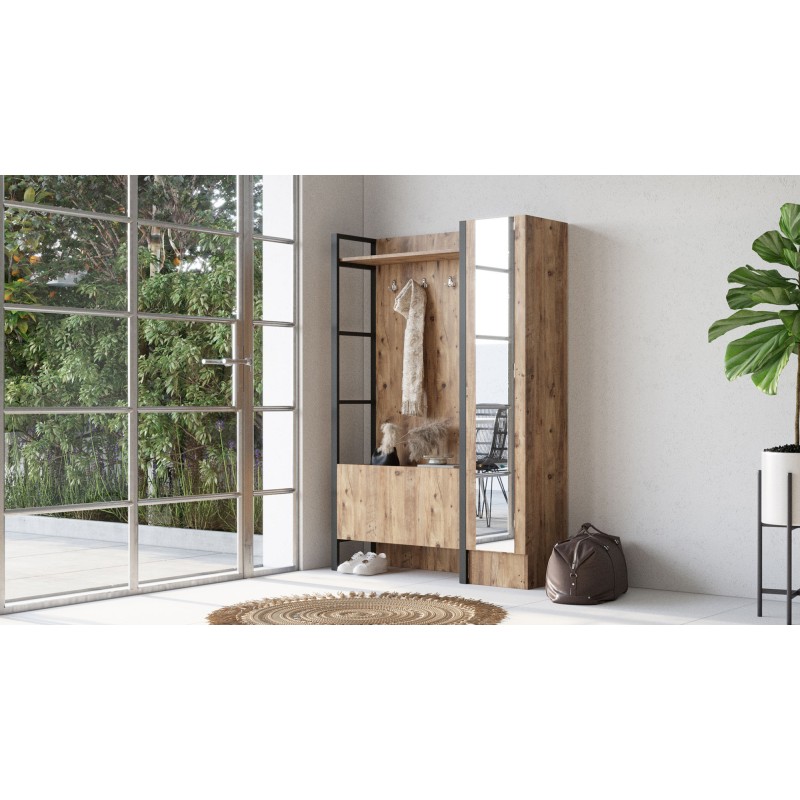 Hanah Home Hall Stand Ml15-A Atlantic Pine