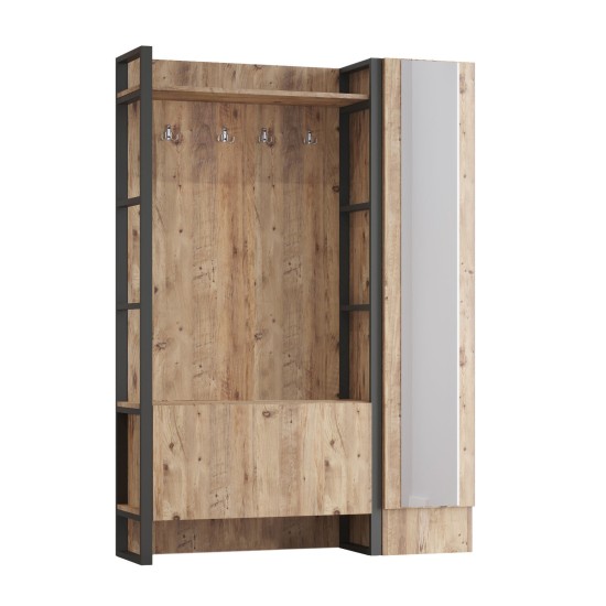 Hall Stand Ml15-A Atlantic Pine Hanah Home Hall Stand Ml15-A Atlantic Pine