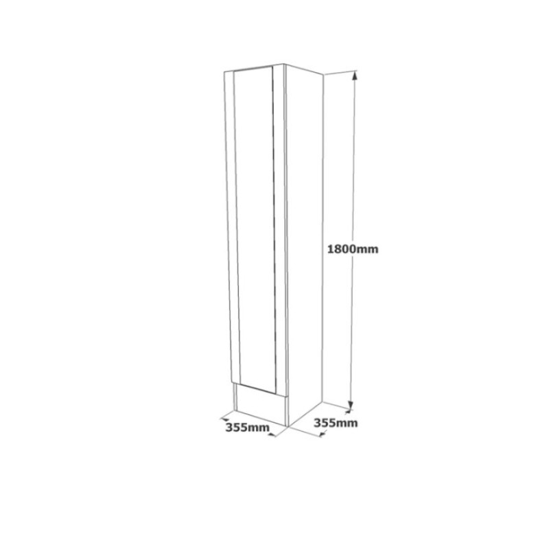 Hanah Home Hall Stand Ml15-A Atlantic Pine