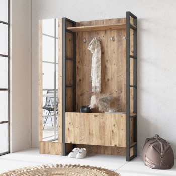 Έπιπλο Εισόδου - Mimi - Atlantic Πεύκο - 90x35,5x180εκ