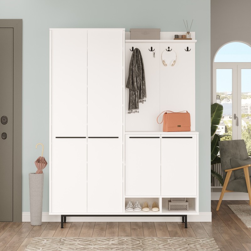 Hall Stand OS1-W White