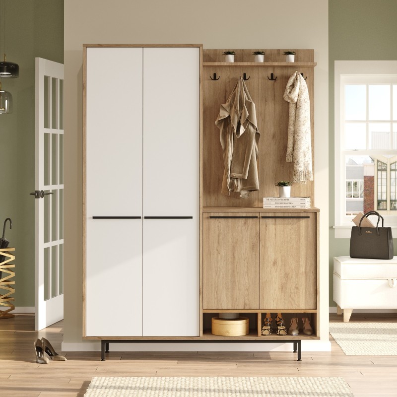 Hall Stand OS1-SW Oak
White