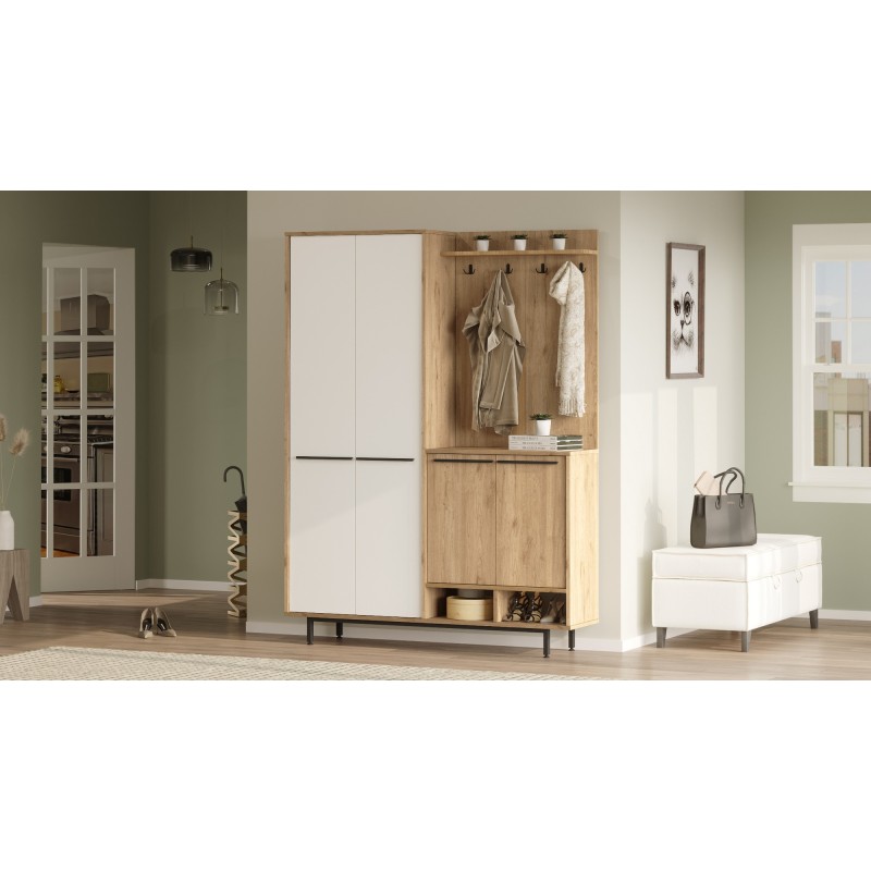 Hall Stand OS1-SW Oak
White
