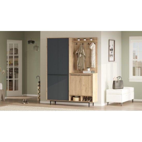 Hall Stand OS1-SA Oak
Anthracite
