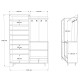 Hall Stand OS1-SA Oak
Anthracite