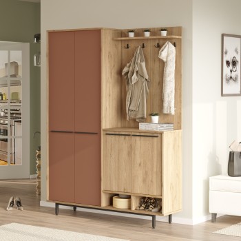 Hall Stand OS1-SK Oak
Tile Red