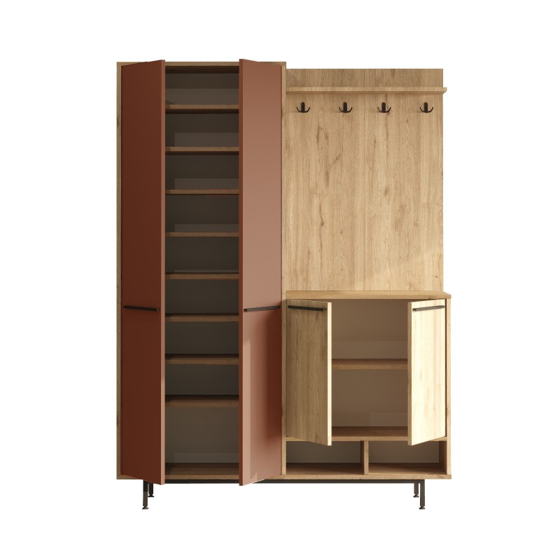 Hall Stand OS1-SK Oak
Tile Red
