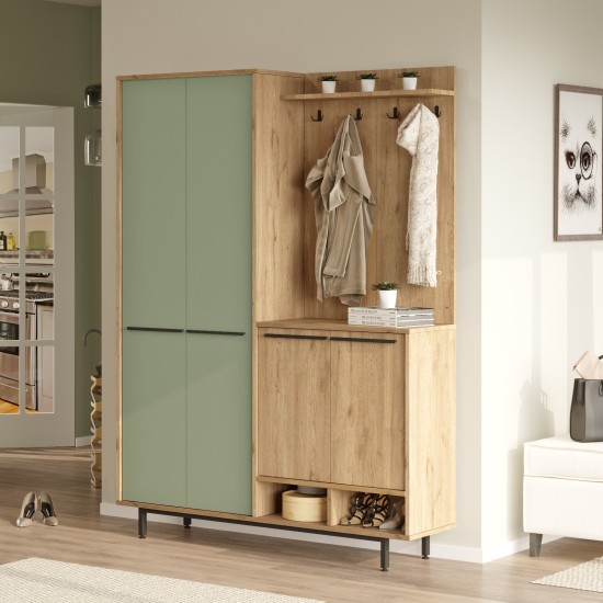 Hall Stand OS1-SY Oak
Green Hall Stand OS1-SY Oak
Green