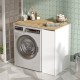 Hanah Home Bathroom Cabinet Sa1-Wk Walnut
White