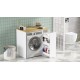 Hanah Home Bathroom Cabinet Sa1-Wk Walnut
White