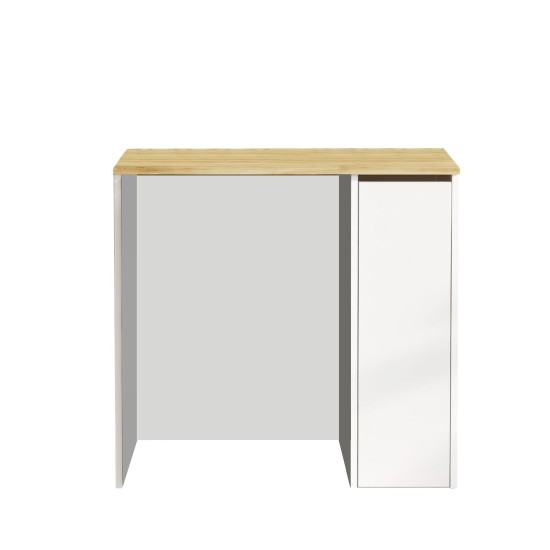 Hanah Home Bathroom Cabinet Sa1-Wk Walnut
White