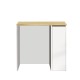 Hanah Home Bathroom Cabinet Sa1-Wk Walnut
White