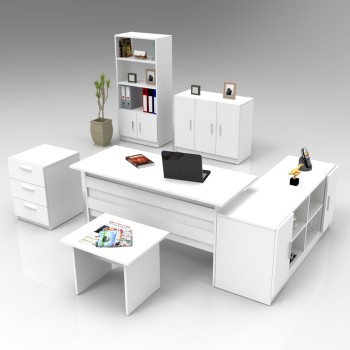 Office Furniture Set Vo17-W White