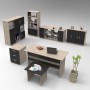 Office Furniture Set Vo18-Ob Oak
Black