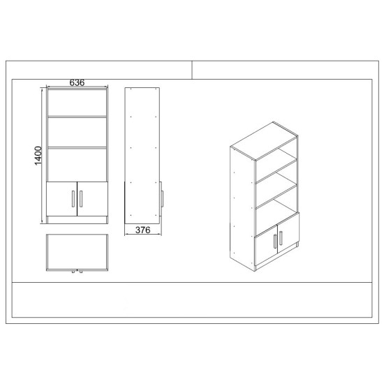 Office Furniture Set Vo18-W White