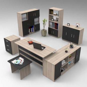 Office Furniture Set Vo19-Ob Oak
Larx
Black