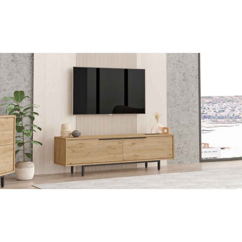 Hanah Home TV Stand On1-S Walnut