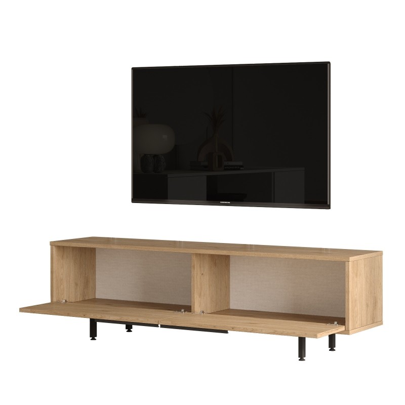 Hanah Home TV Stand On1-S Walnut