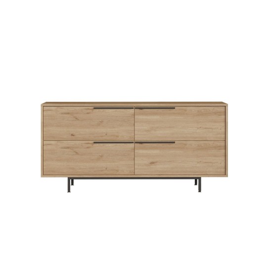 Μπουφές 160x44,5x74,3εκ On3-S Χρώμα Καρυδί