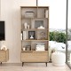 Βιβλιοθήκη - Karla - On4-S - Χρώμα Καρυδί - 84x30x176εκ Βιβλιοθήκη - Karla - On4-S - Χρώμα Καρυδί - 84x30x176εκ