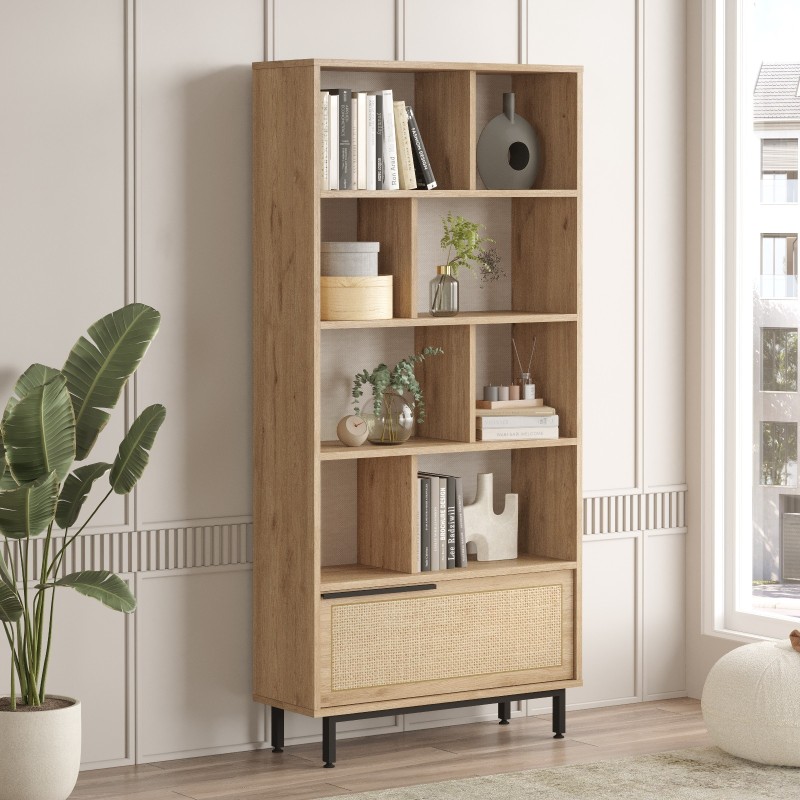 Hanah Home Bookshelf On4-Su Walnut
Oak