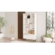Hanah Home Bookshelf On4-W White