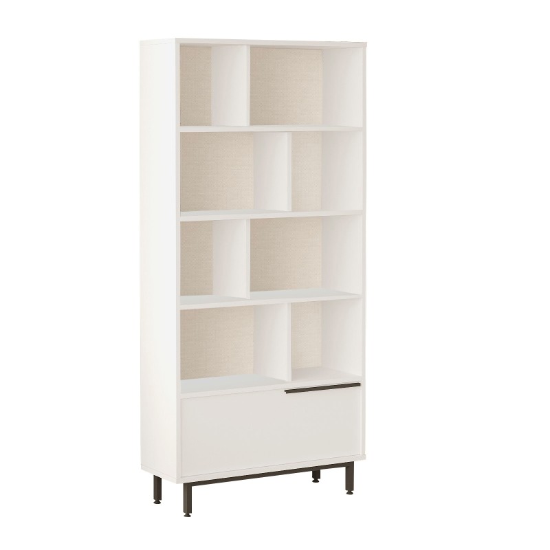 Hanah Home Bookshelf On4-W White