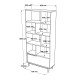 Hanah Home Bookshelf On4-W White