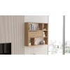 Hanah Home Wall Shelf On5-S Walnut