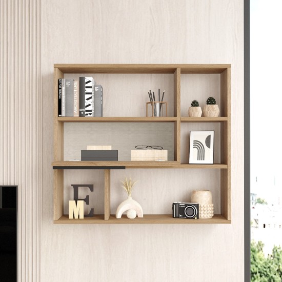 Wall Shelf On5-S Walnut Hanah Home Wall Shelf On5-S Walnut
