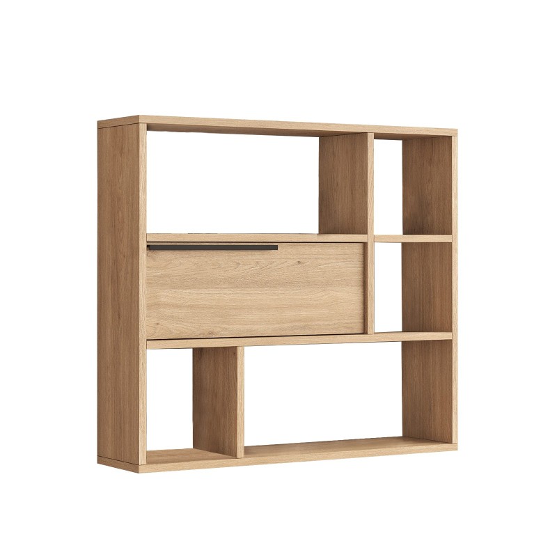 Hanah Home Wall Shelf On5-S Walnut